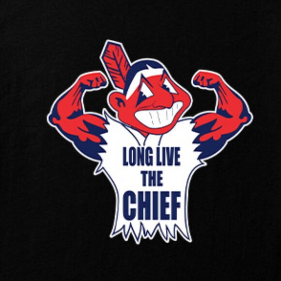 Cleveland Indians T-Shirt Long Live The Chief Wahoo Retro Baseball Tee51 - Picture 2 of 5